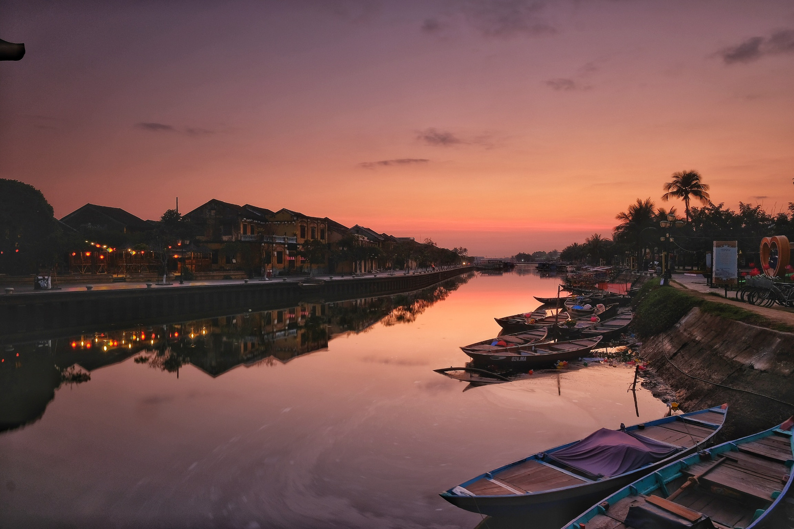 Frühmorgens in Hoian, Vietnam