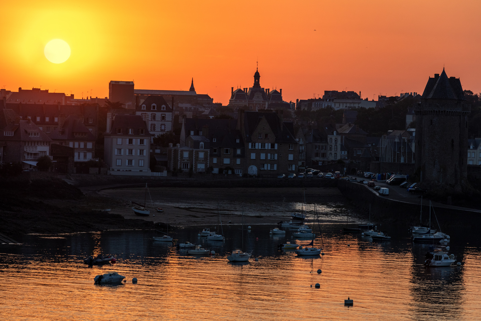 frühmorgens in Saint Malo