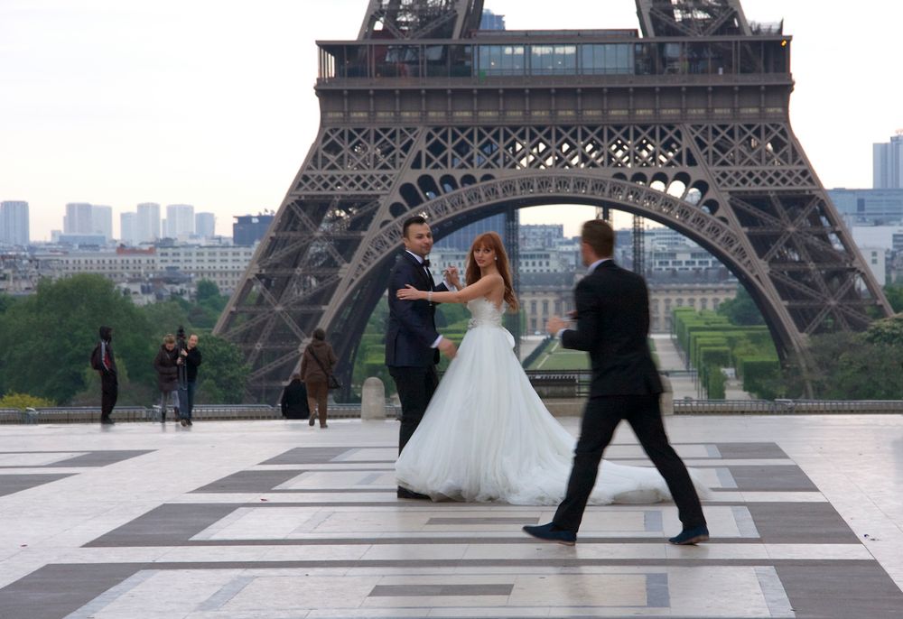 Frühmorgens ins Paris: Hochzeitsfotografie