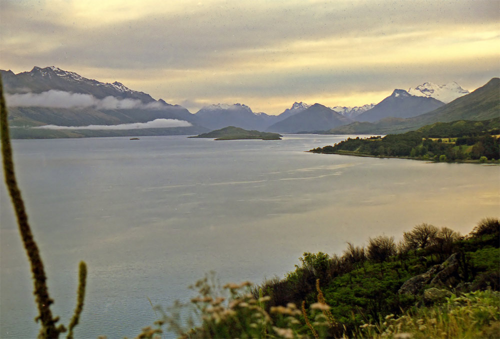 Frühmorgens zwischen Queenstown und Glenorchy