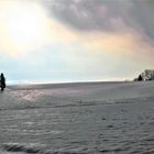 Frühmorgentlicher Blick zum Schneeberg 7.12.17