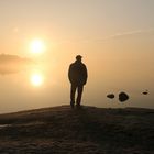 Frühnebel am Schleiufer