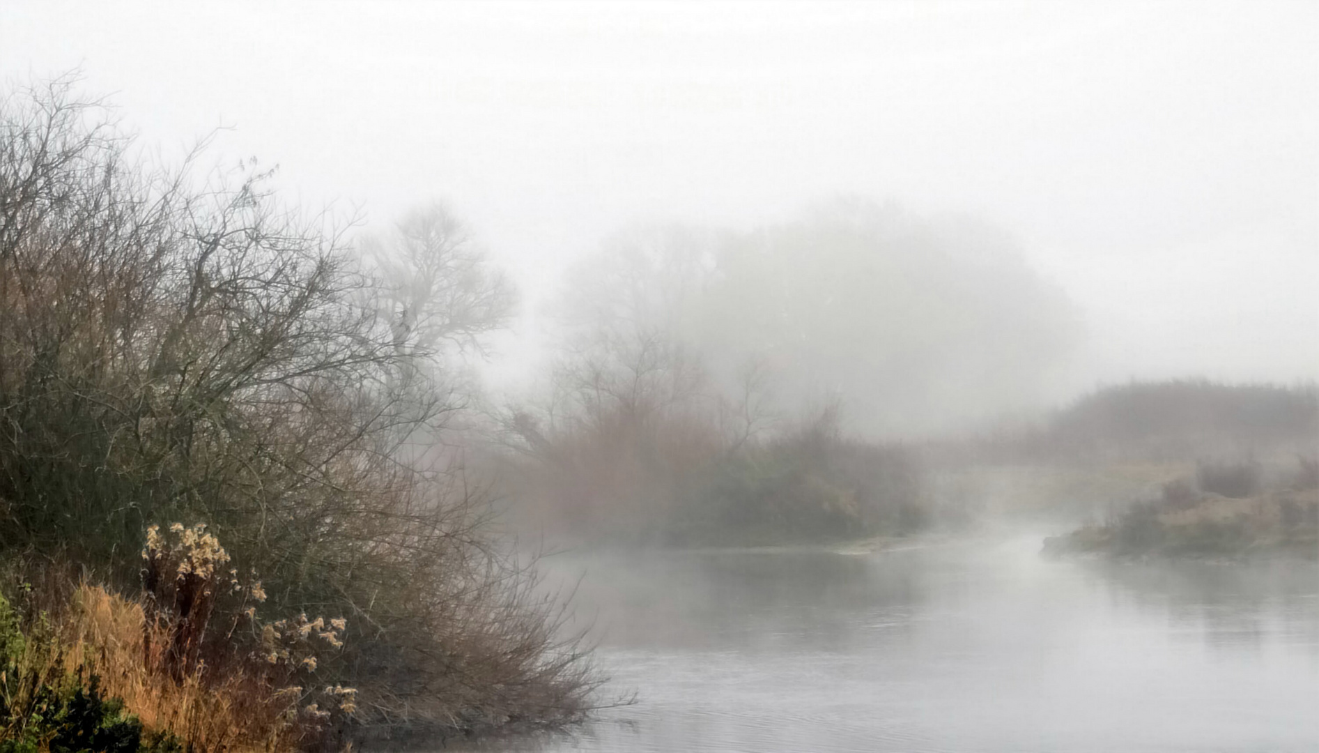 Frühnebel an der Lippe