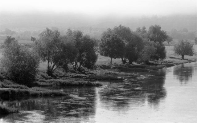 Frühnebel an der Weser (2)