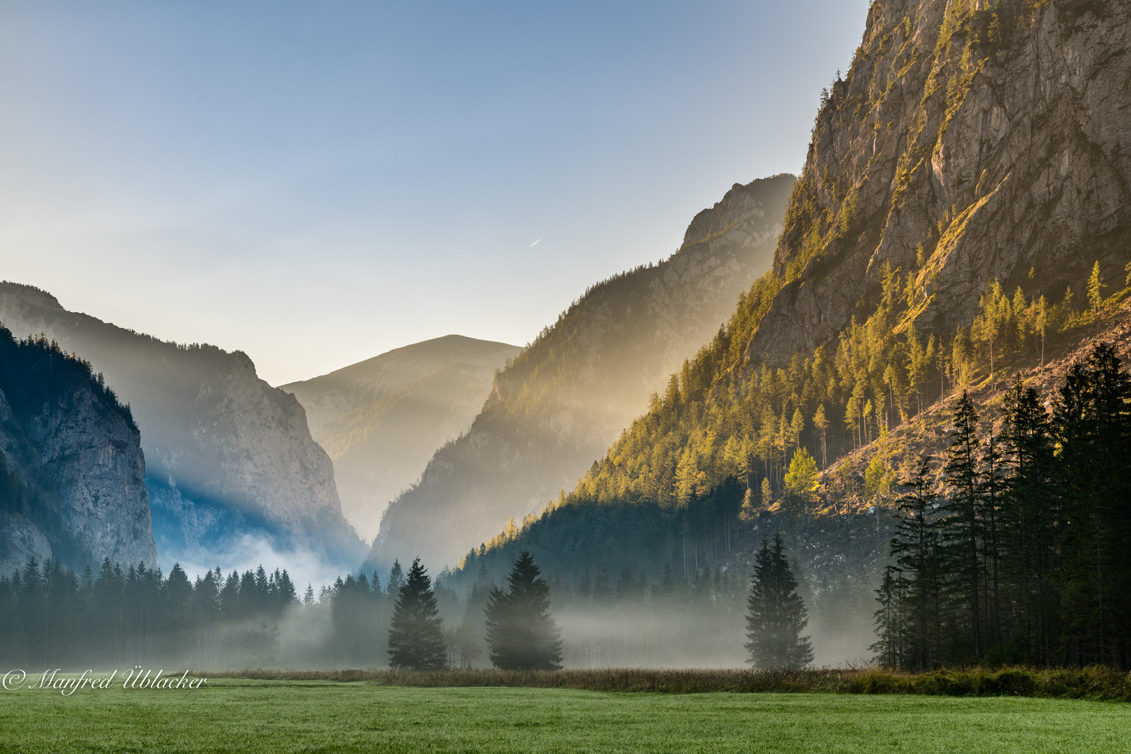 Frühnebel beim Hochmoor ...