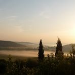 Frühnebel in der Toskana