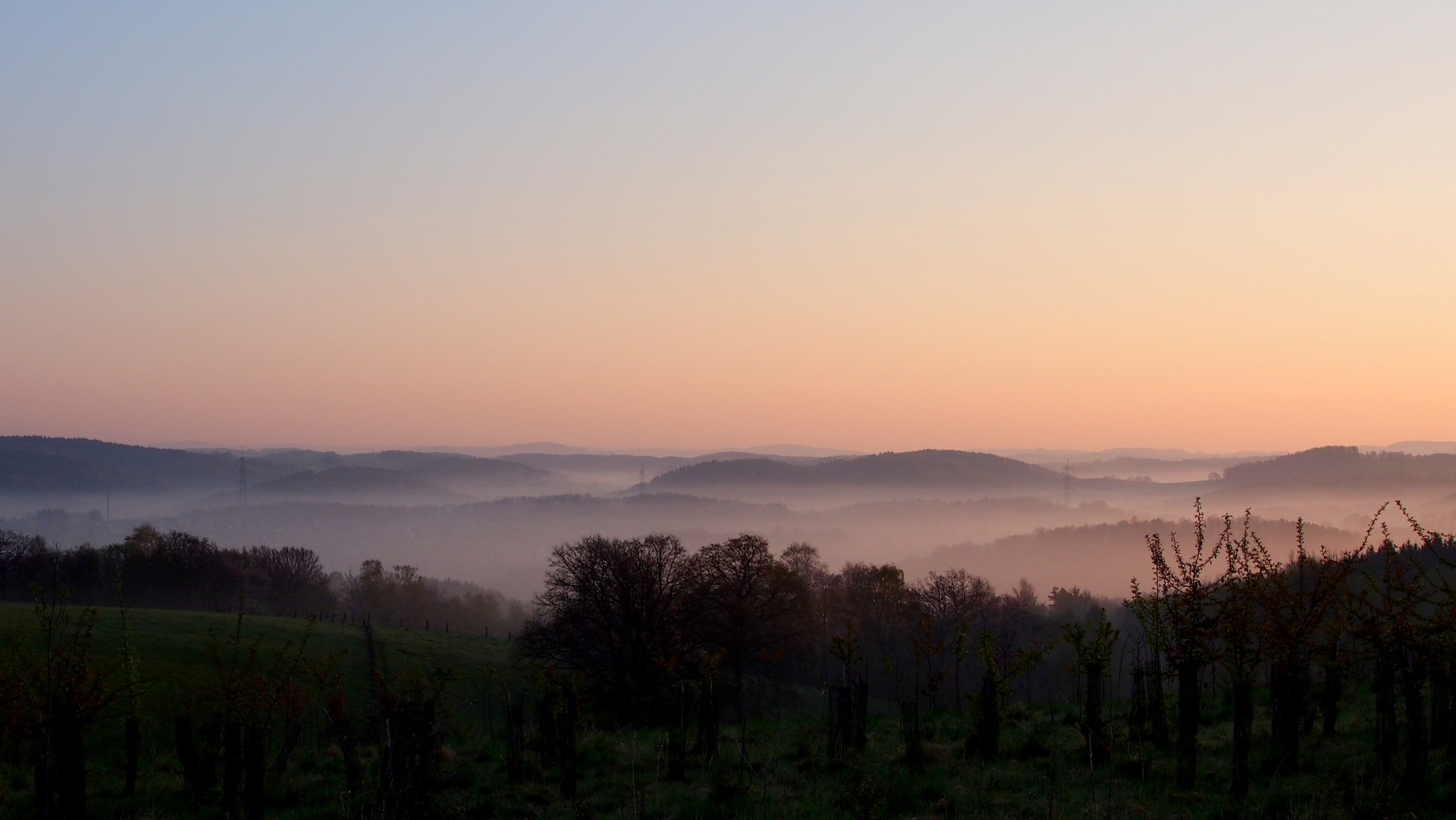 Frühnebel in Prombach