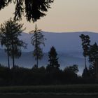 Frühnebel steigt auf