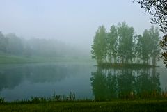 Frühnebel über'm Auensee