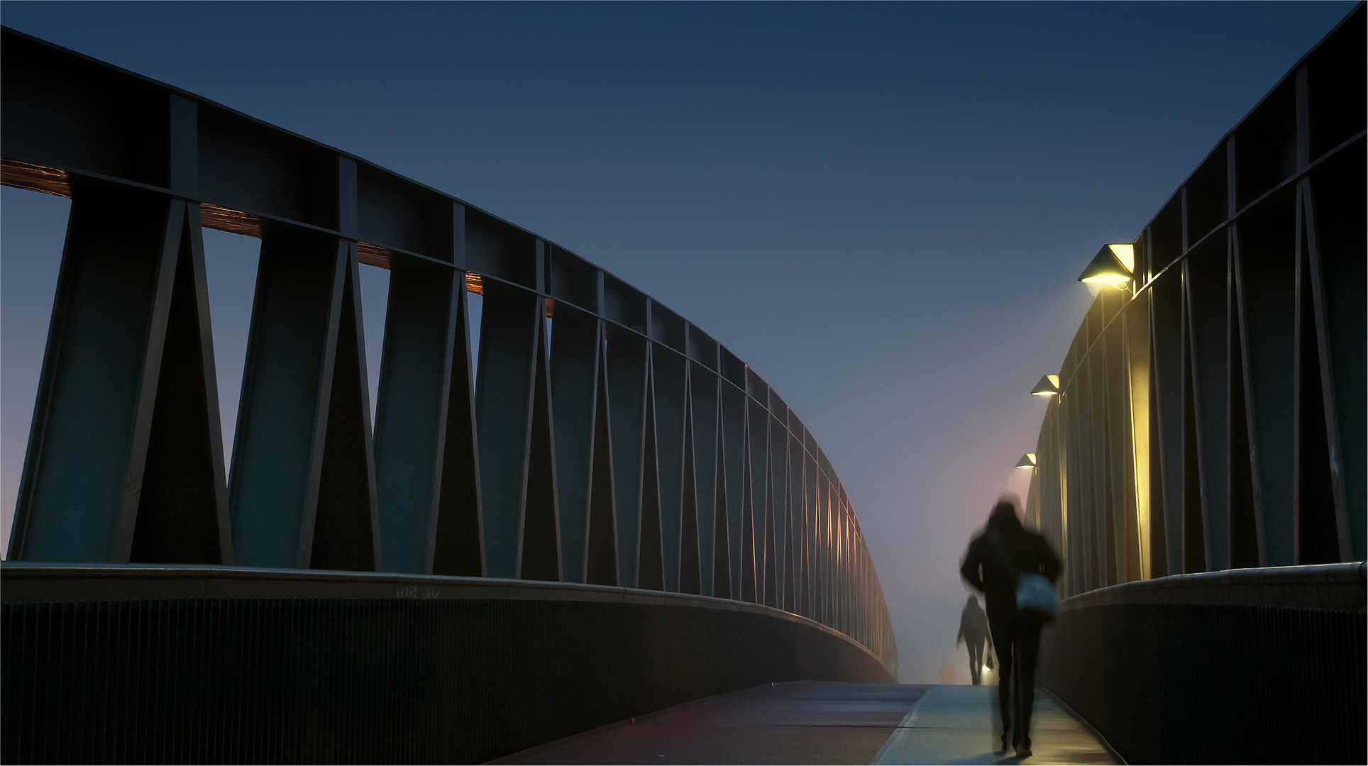 Frühschicht - der Weg zur Arbeit 