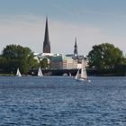 Frühsommer auf der Alster