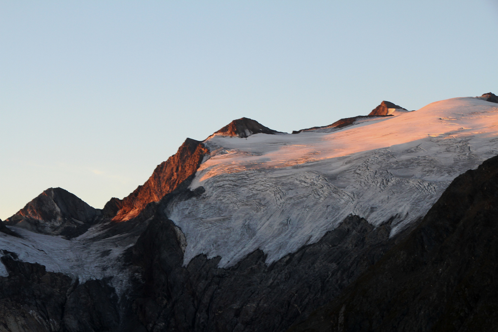 Frühsonne auf dem Eis