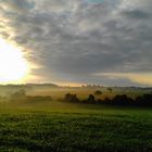 Frühsonne über den Feldern