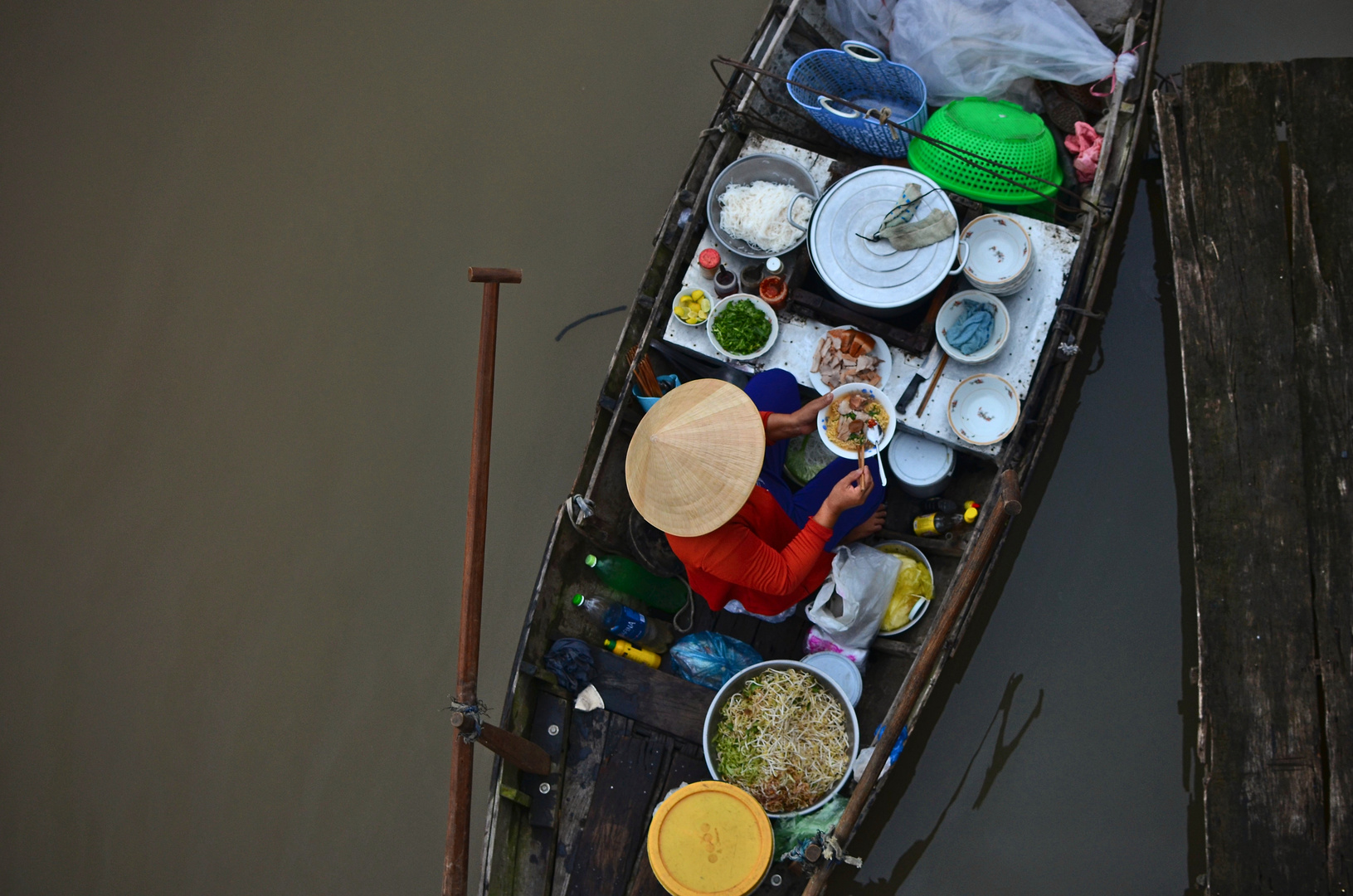 Frühstück auf dem Mekong in Vietnam