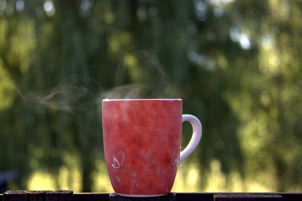 "Frühstück auf den Balkon"