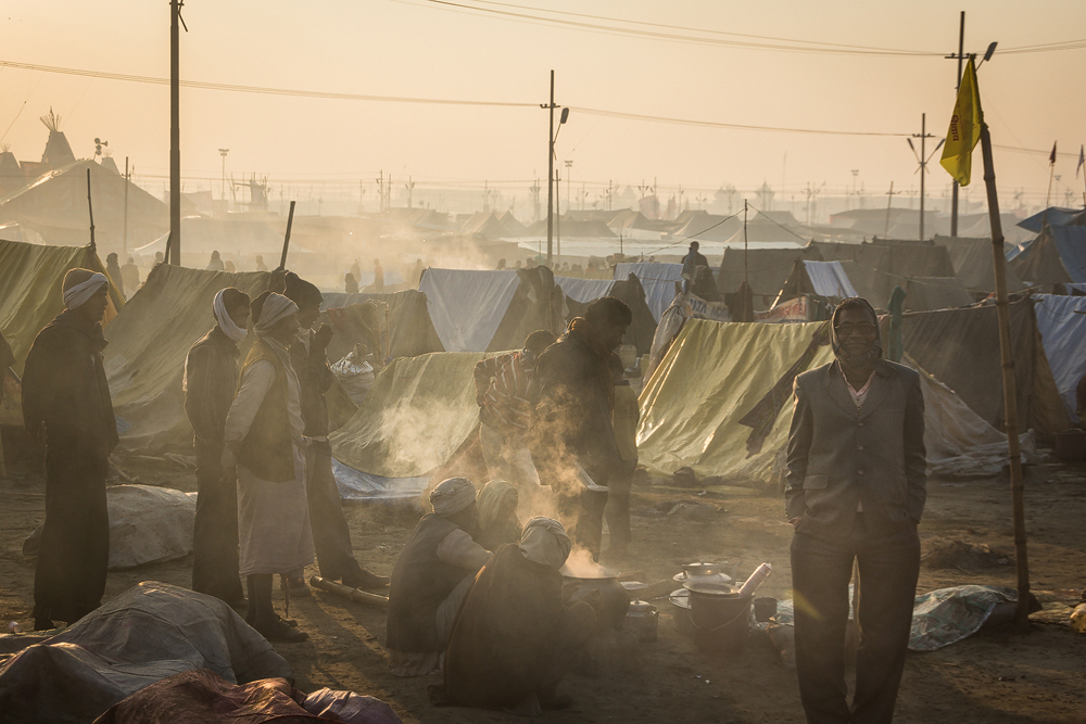 Frühstück auf der Kumbh Mela 2013