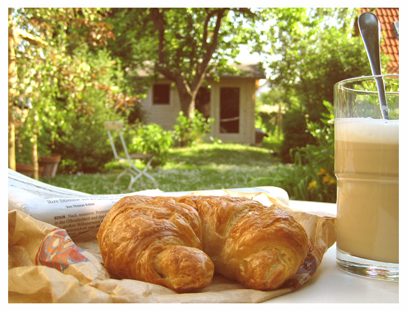 frühstück im freien