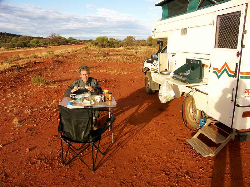 Frühstück im Outback