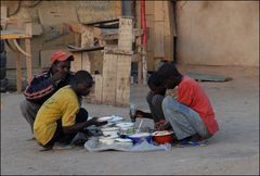 Frühstück in Agadez