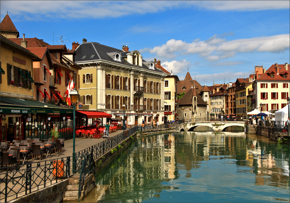 Frühstück in Annecy