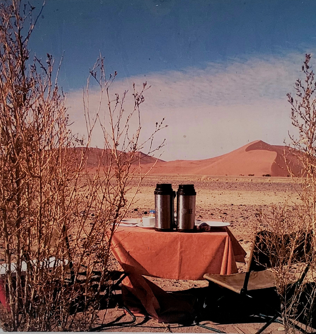 Frühstück in Namibia