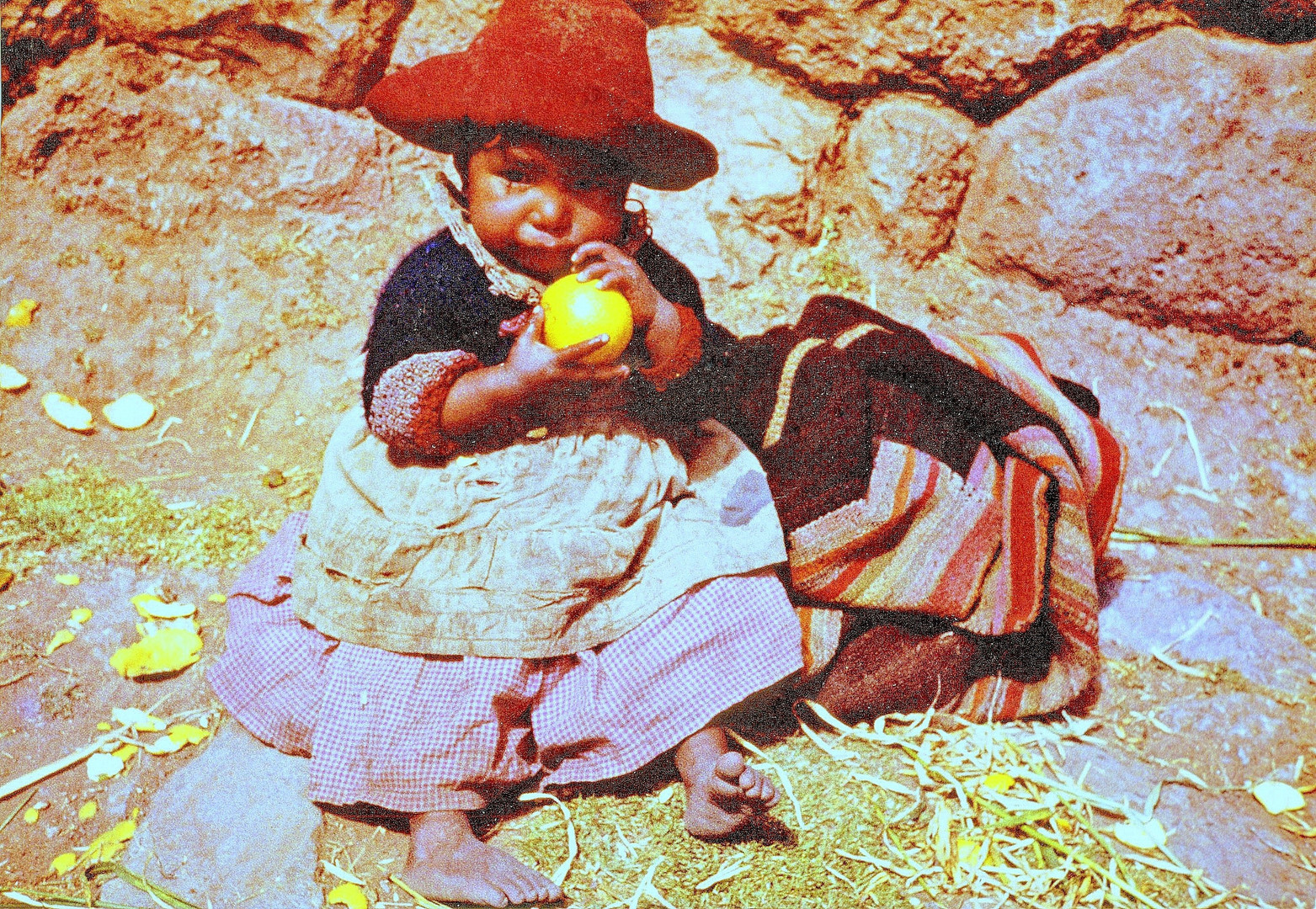 Frühstück in Peru 1976 (Scan)