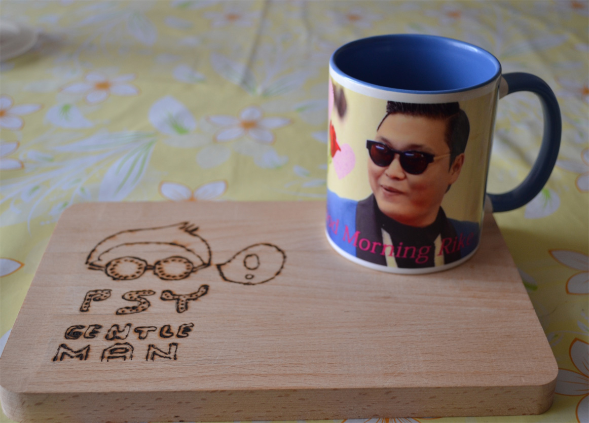 Frühstück mit Idol PSY