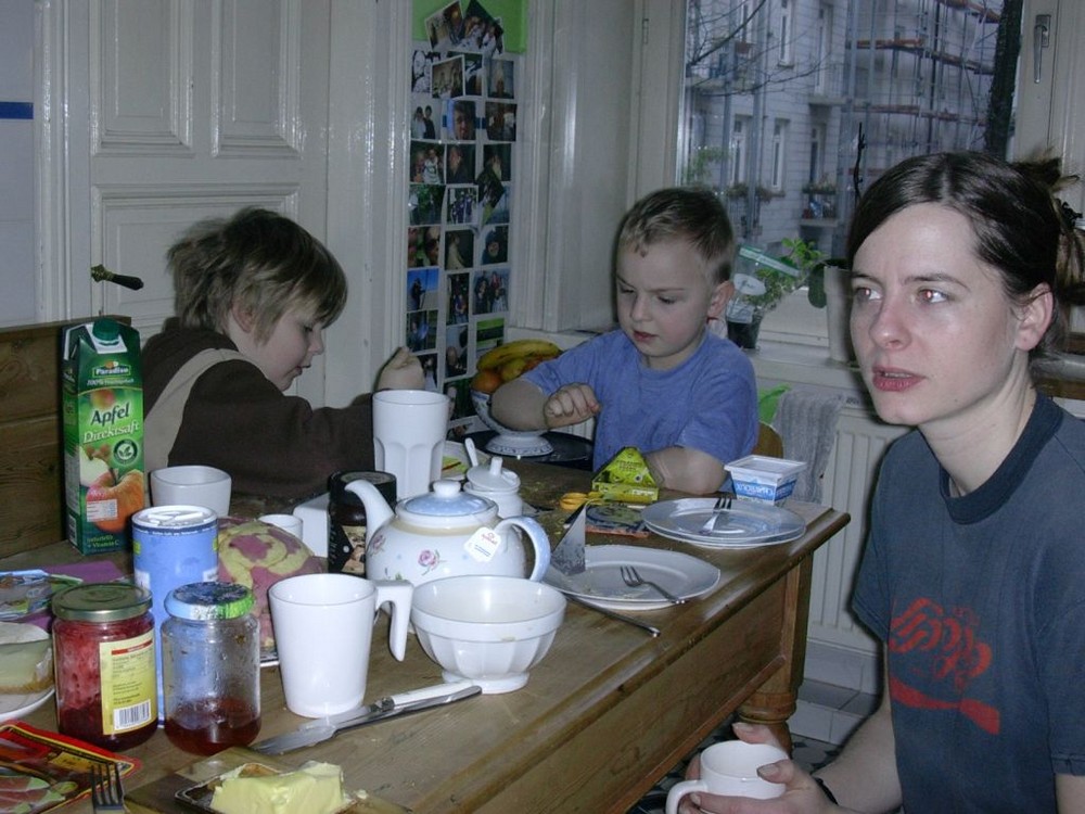 Frühstück mit meinen Jungs Jan 2008n in HH