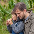 Frühstück mit Papa im Maisfeld