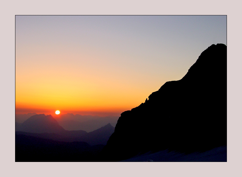 Frühstück zum Sonnenaufgang