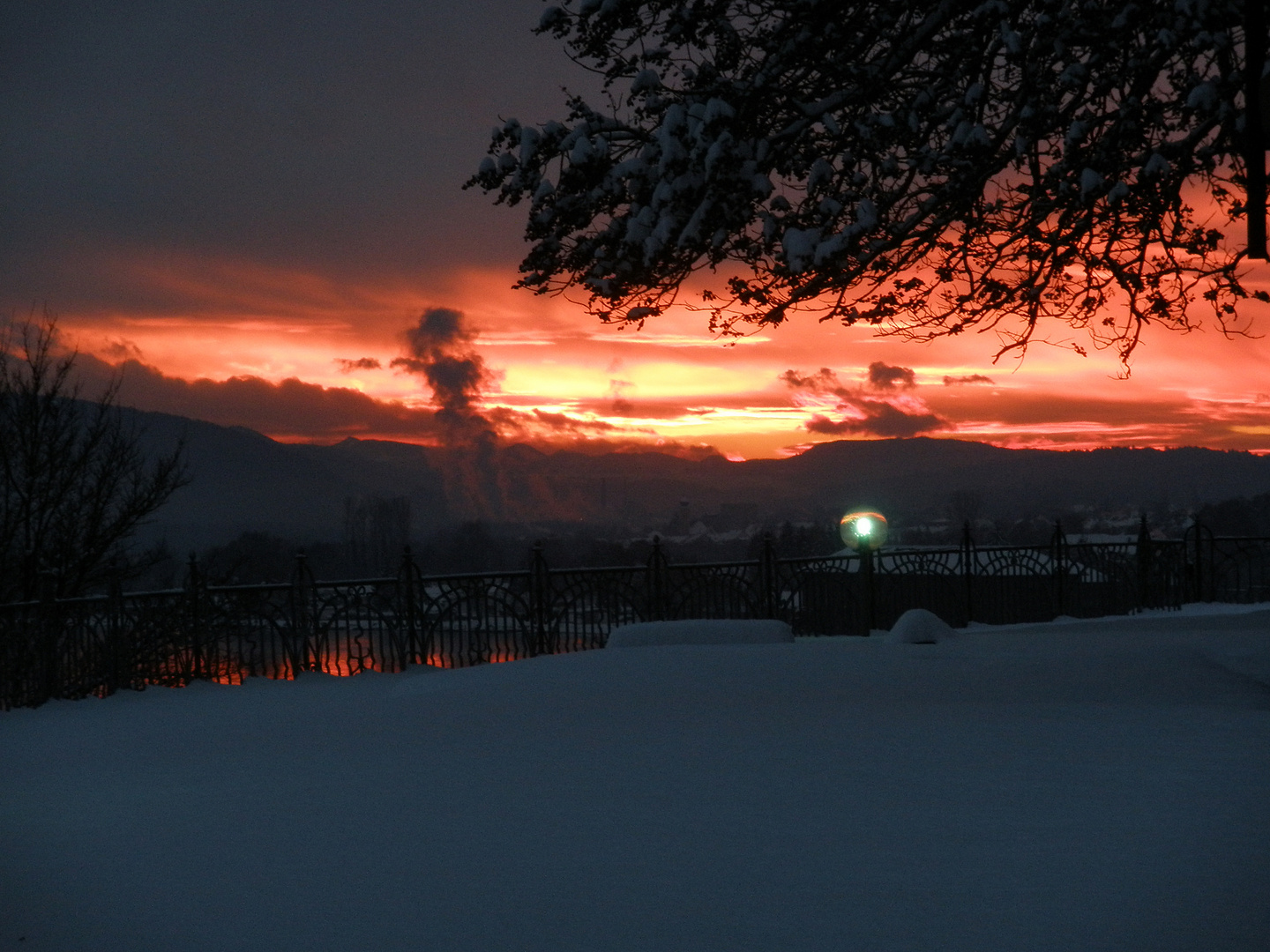 Frühwinterliche Abendstimmung