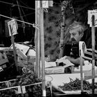 Fruit and vegetable market stall