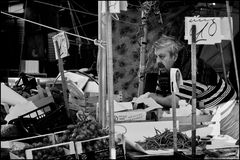 Fruit and vegetable market stall