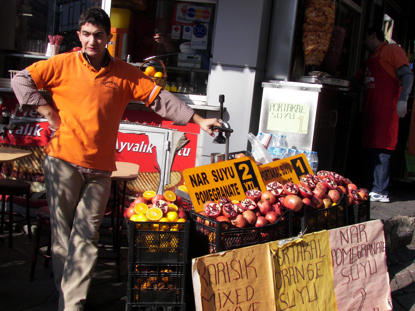 Fruit salesman