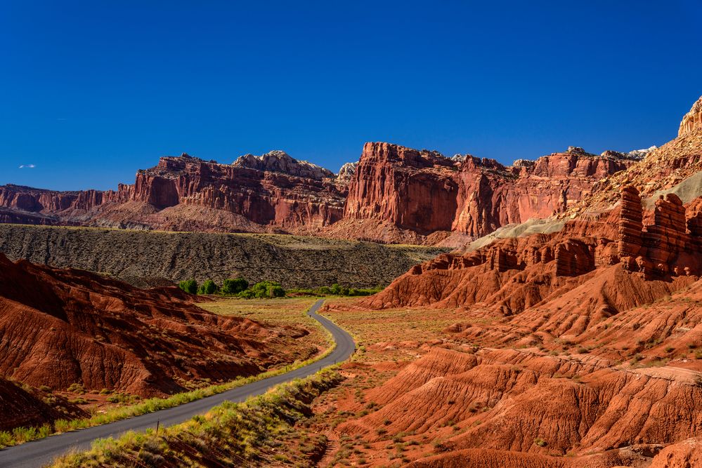 Fruita Cliffs, Capitol Reef National Park, Utah, USA