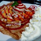 Fruits frais et chantilly