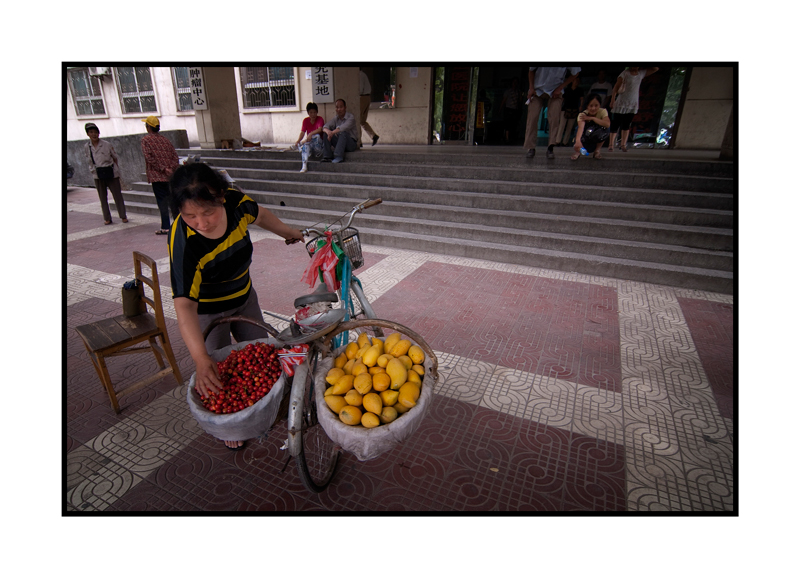 Fruitseller at the Xi'an Hospital