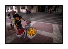 Fruitseller at the Xi'an Hospital