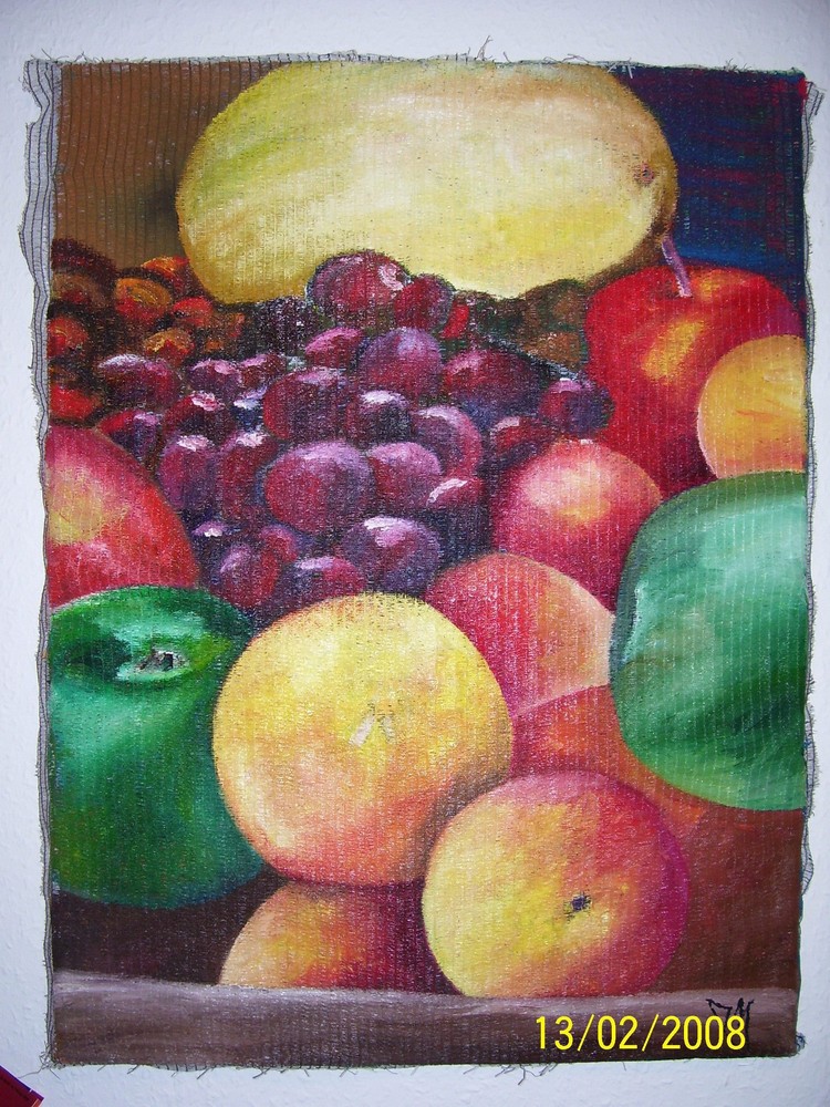 frutas de baleaeres-öl auf grober leinwand-80x60cm-preis auf anfrage.