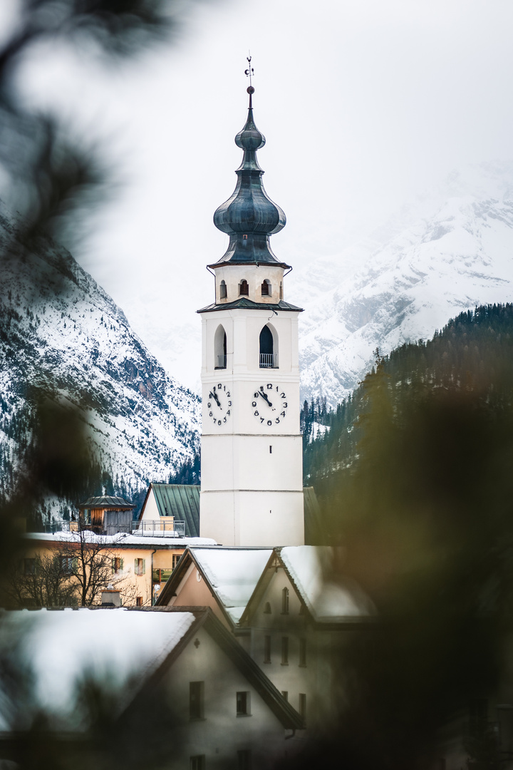 Ftaner Kirche im Winter