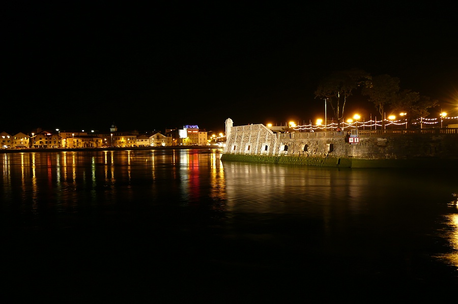 Fête de Bayonne bei Nacht