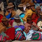 Fête villageoise sur le détroit de Tikina, Lac Titicaca.