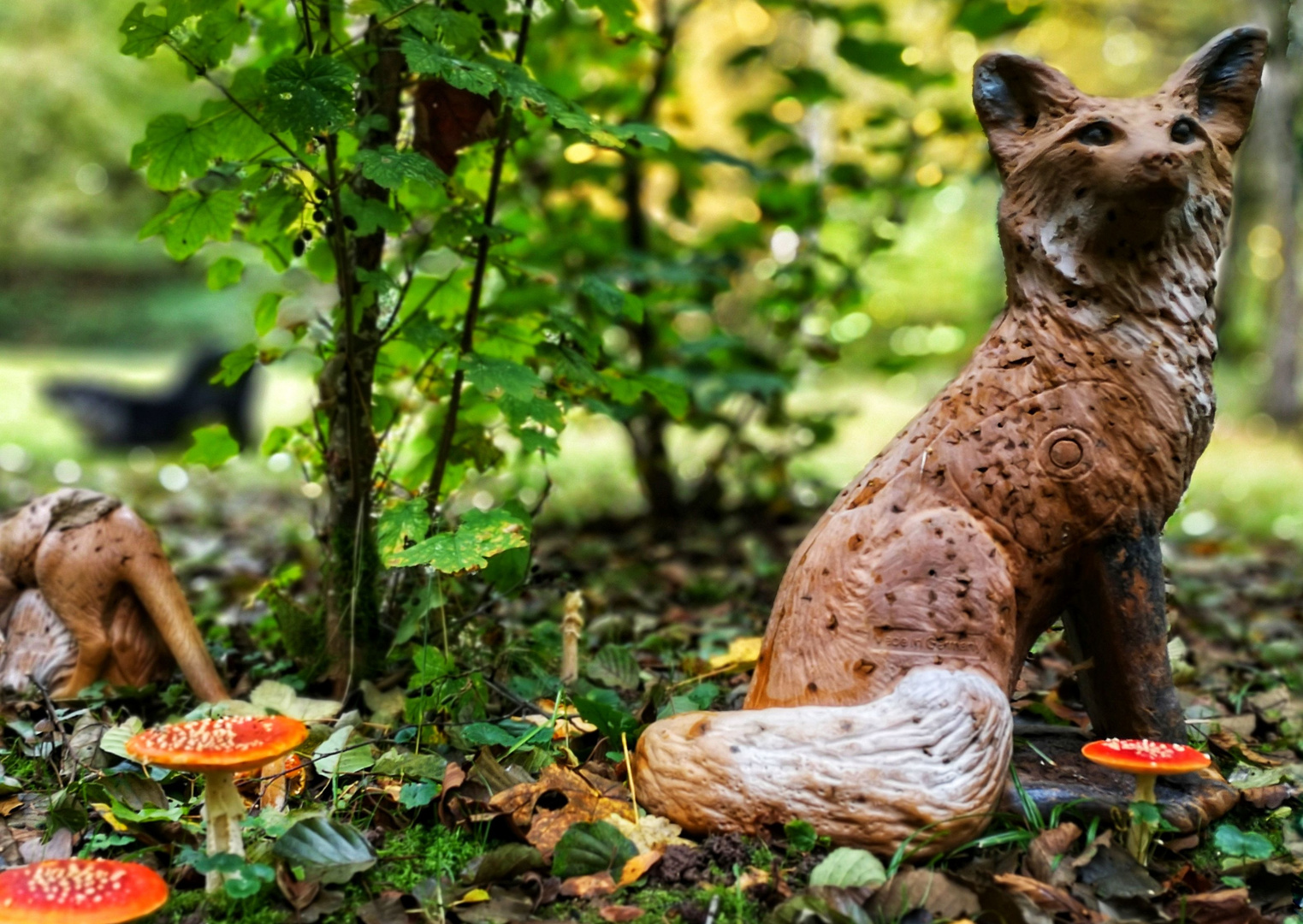 Fuchs, du hast die Pilze gestohlen.