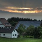 Fuchshof im Sonnenuntergang