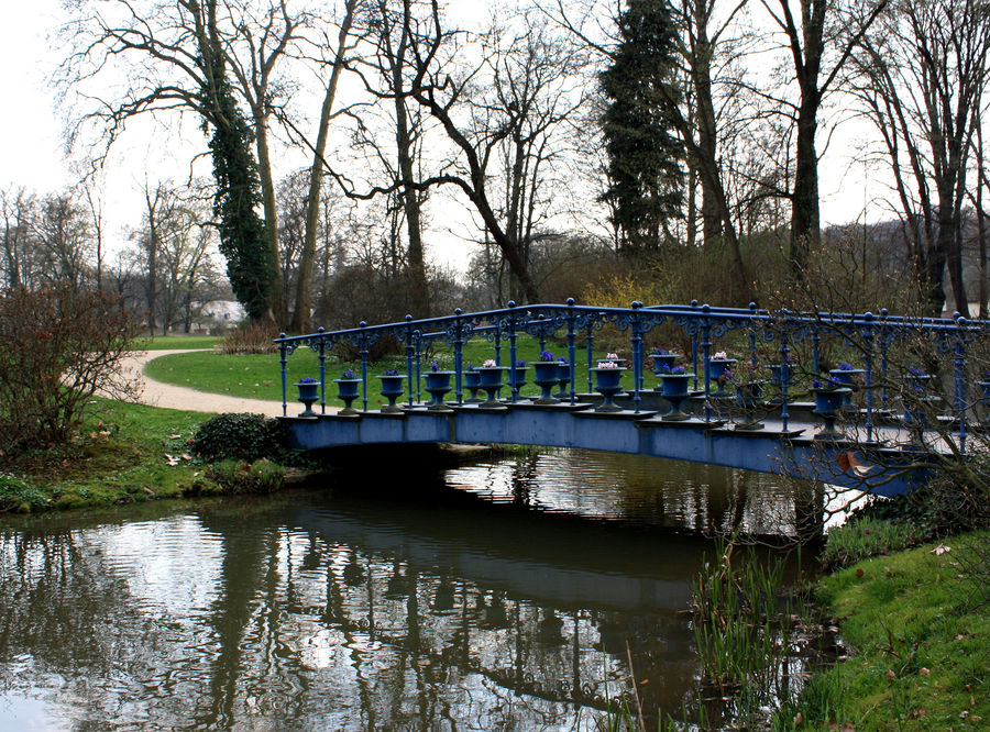 Fuchsienbrücke im Fürst Pückler Park nach einem Entwurf von Schinkel