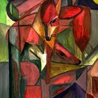 Füchse im Franz Marc Stil