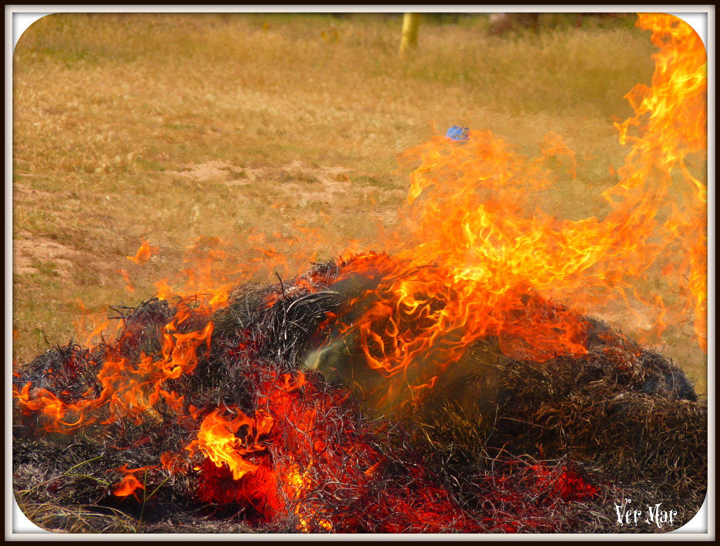 fuego, con cuidado