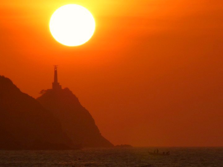 Fuego en Taganga