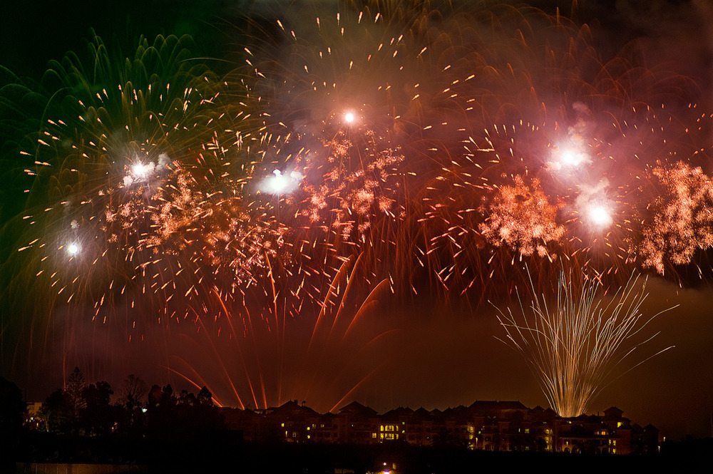 fuegos artificiales