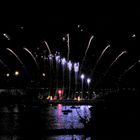 Fuegos artificiales en la feria de Málaga